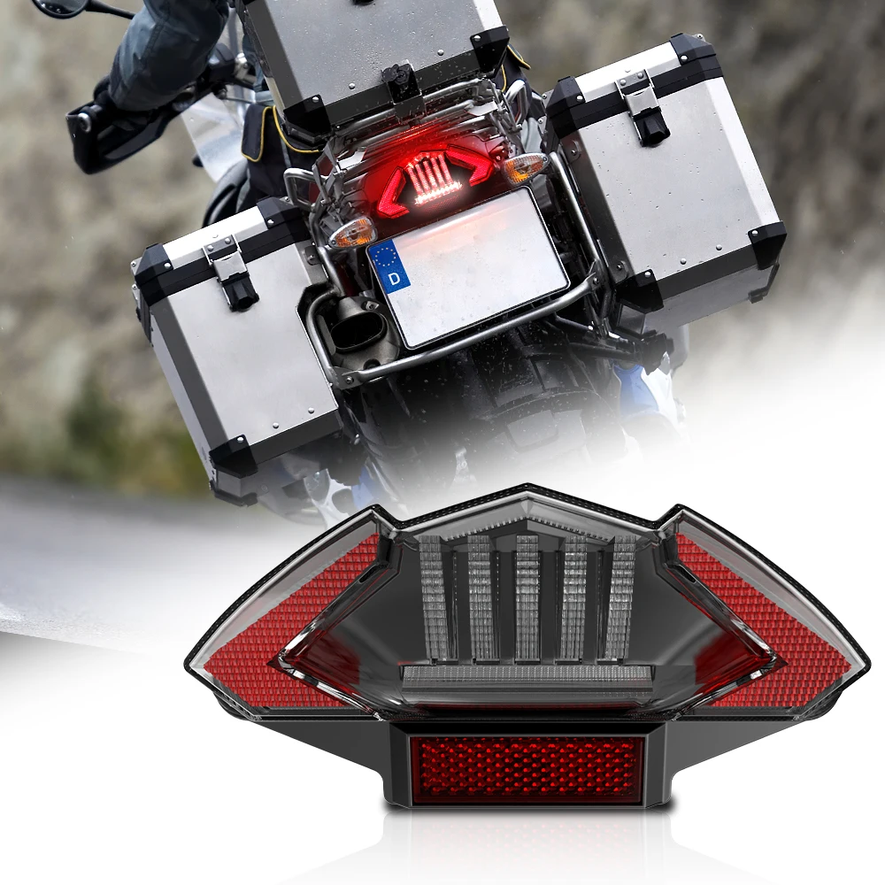 

DRL Turn Signal Brake Lights License Plate Light LED Tail Lights For BMW Motorcycle Rear Lamp For BMW F800 F800R R R1200 GS