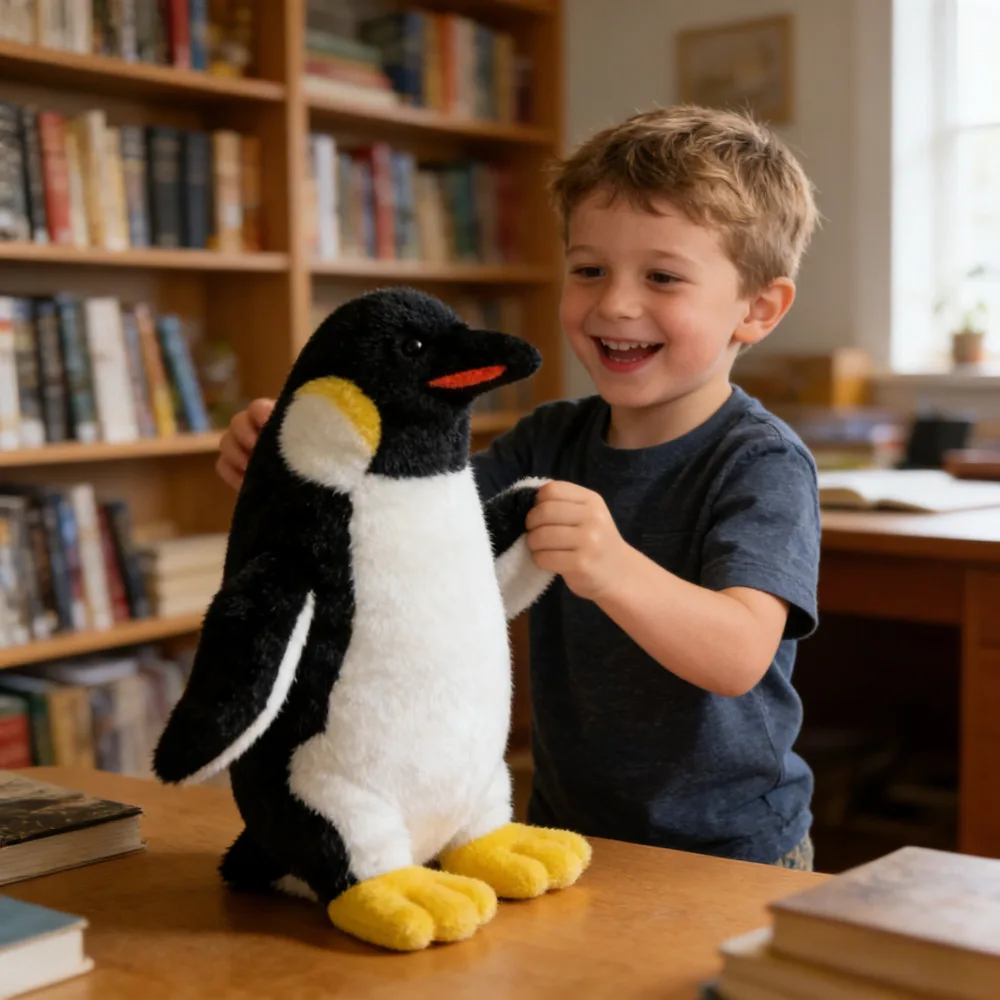 10.5 polegadas pinguim brinquedo de pelúcia animais de pelúcia bonito bebê pinguim macio boneca presente de aniversário para meninos e meninas