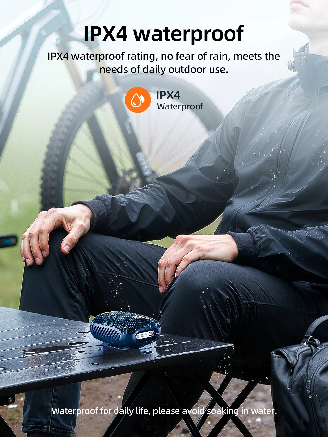 HOCO HC35 Portable Bluetooth Speaker for Bike