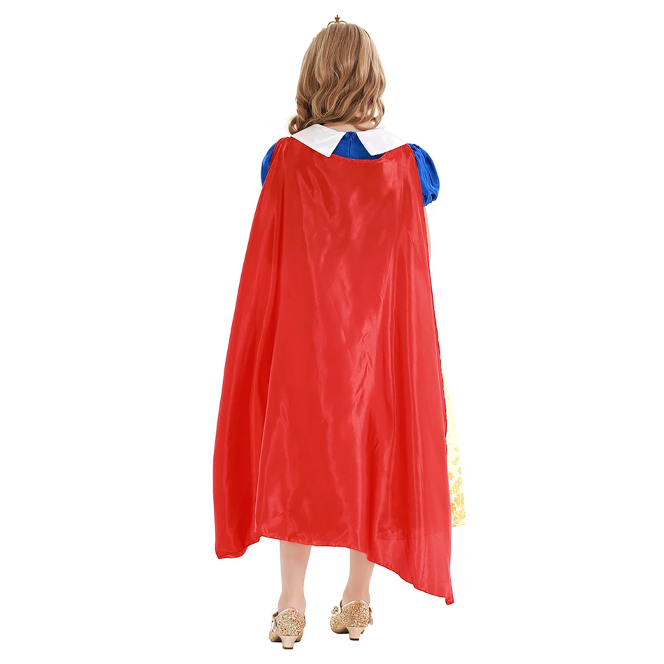XEPST Mantello Principessa Bambina, Costume Principessa con Cappuccio, Mantello Blu Della Principessa Accessorio Scialle Cape Ragazze da Costume Halloween Carnevale Cosplay