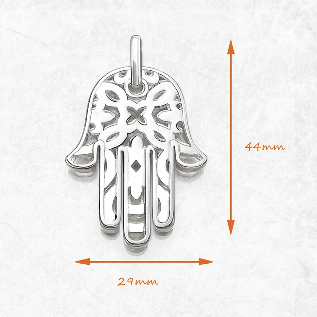 Pendant Hand of Fatima Brand New Fashion Glam Jewelry Europe 925 Sterling Silver Accessories Gift For Women Men 2