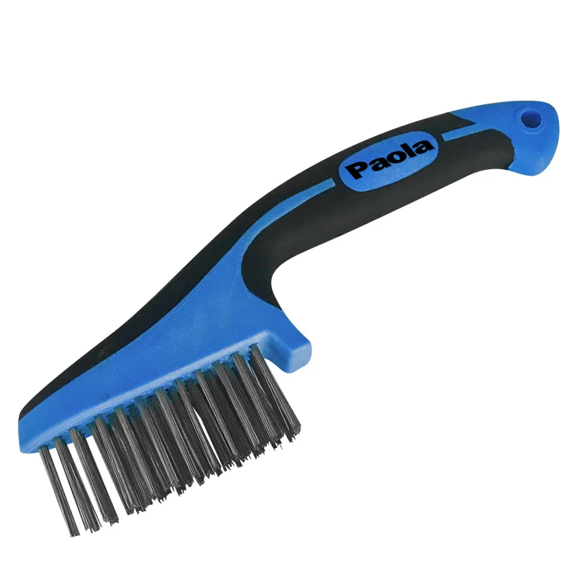 8.6-inch stainless steel wire brush cleaning brush rust removal stain removal steel