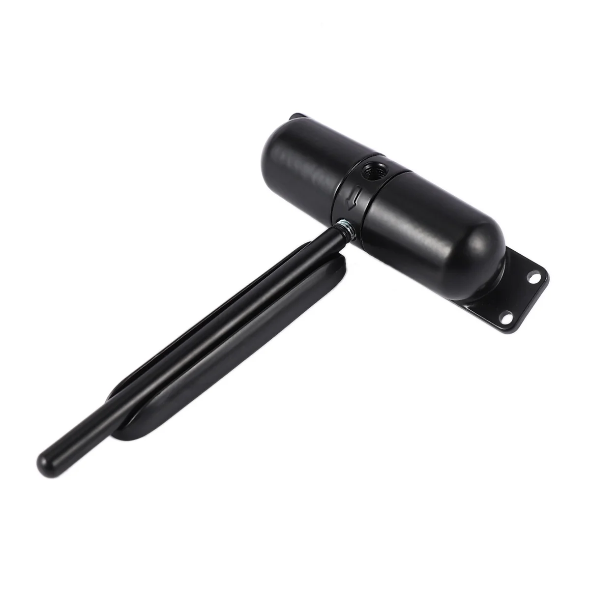 1 Set 20-70Kgs Black Adjustable Surface Mounted Spring Door Closer Automatic Door Closer Fire Rated Indo