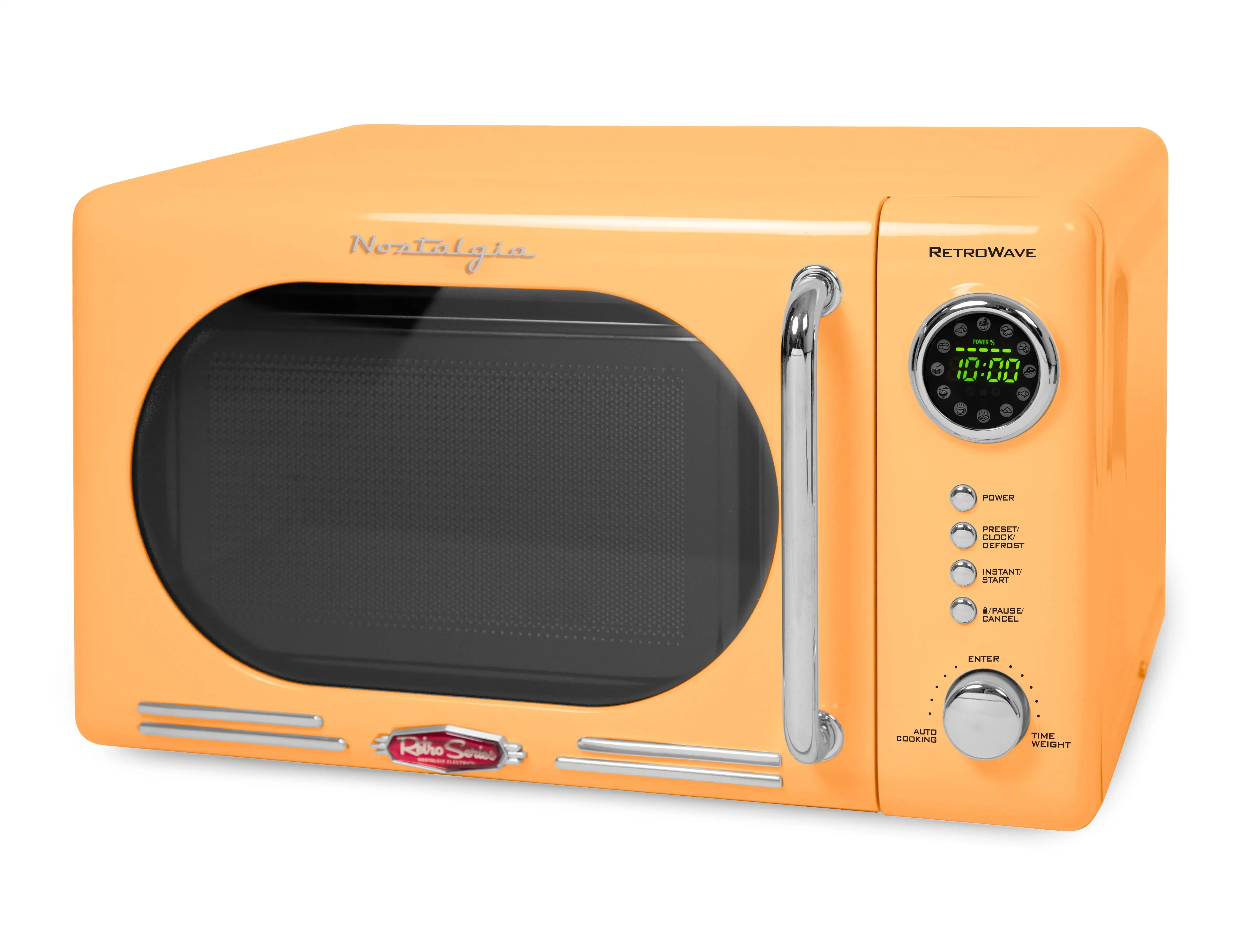

NRMO7OR6A Retro 0.7 Cu. ft. Compact Countertop Microwave Oven, Orange