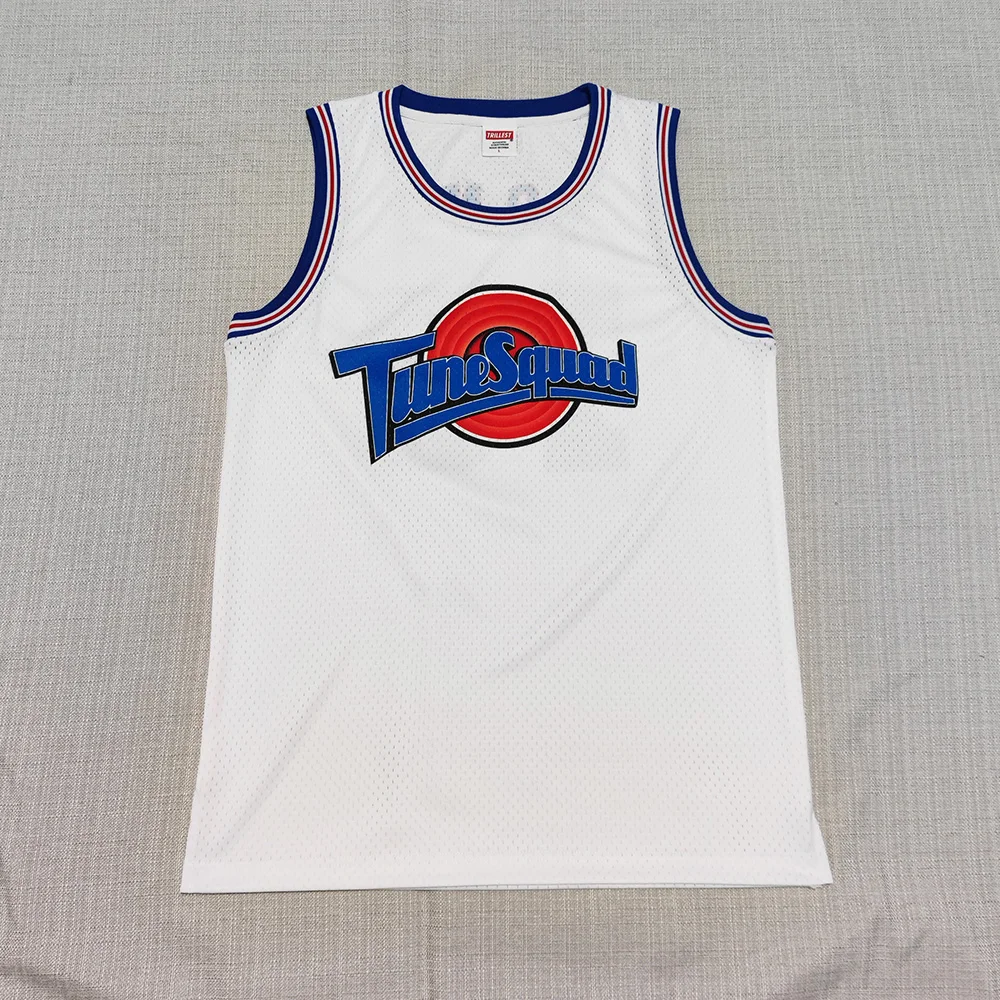 Space Jam 1996 Sublimation Printed Basketball Jerseys with Any Color Name and Number for Halloween Party