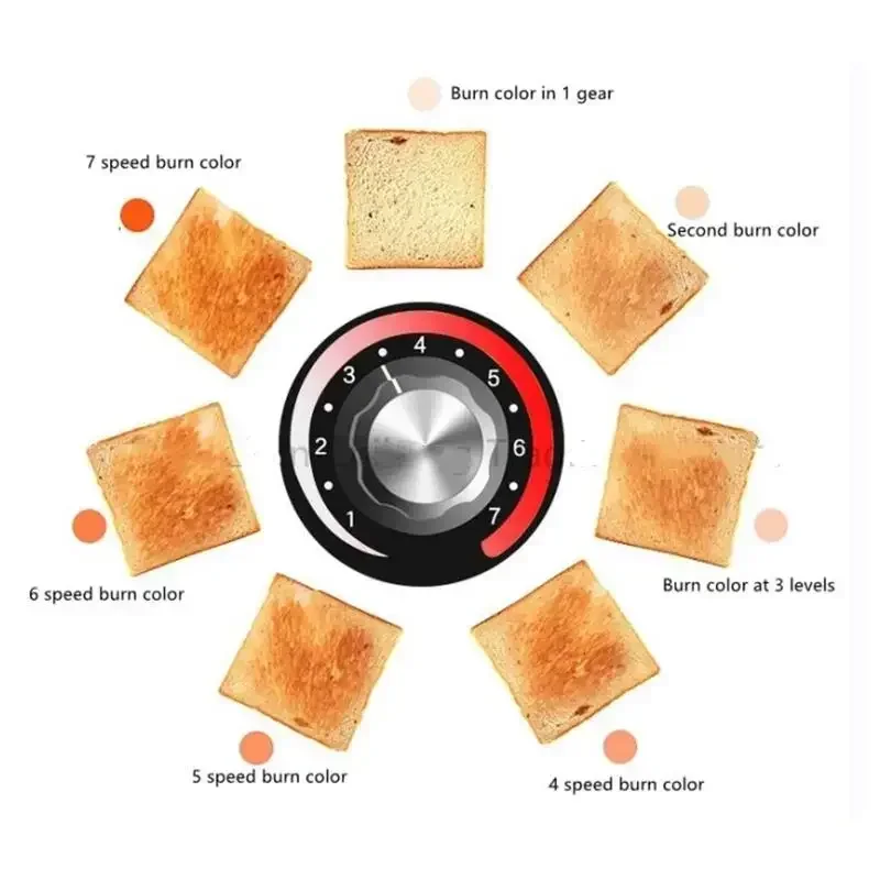 New ATS-150 Commercial Chain Crawler Heating Machine Fully Automatic Sandwich Toaster 220V 1300W