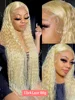 250 Density 613 Blonde Curly Wigs 13x4 13x6 Hd Lace Front Human Hair Wig 30 40 Inch Deep Wave Frontal Wigs Human Hair For Woman 3