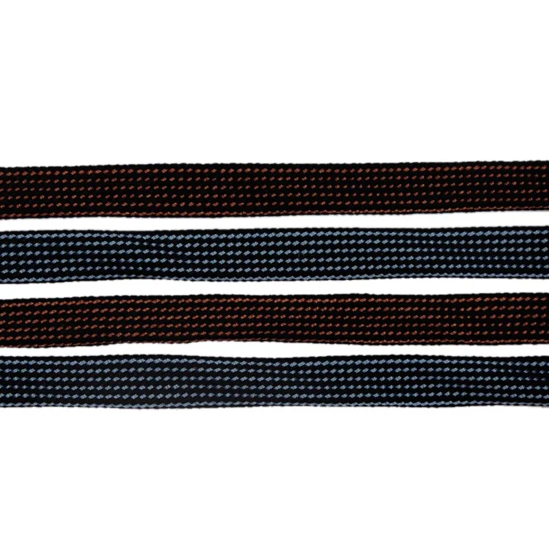 Weiou Lace 60-100Cm Kids Shoe Decoration 1CM Boots Black String Color Weaving Replacemence Tape Sneaker Designer Canvas Cordon