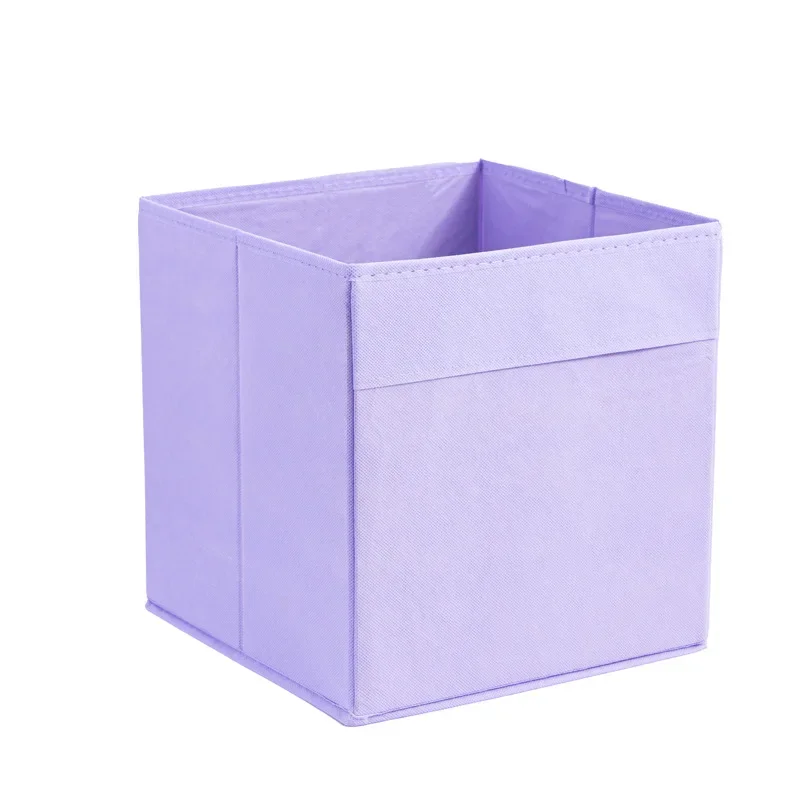 Amazon Non-Woven Fabric Foldable Storage Box Household Organizer For Clothes Toys Miscellaneous Items Large Capacity 35L 4
