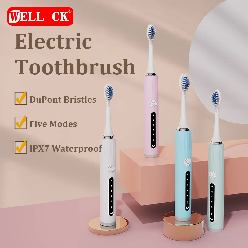 Household Vibration Soft Bristle Electric Toothbrush Charging Automatic Ultrasonic Type Adult Waterproof Multi-step Brush Head spray fan tower type shaking head usb charging air conditioner fan household desk fan wind air circulation electric air cooler