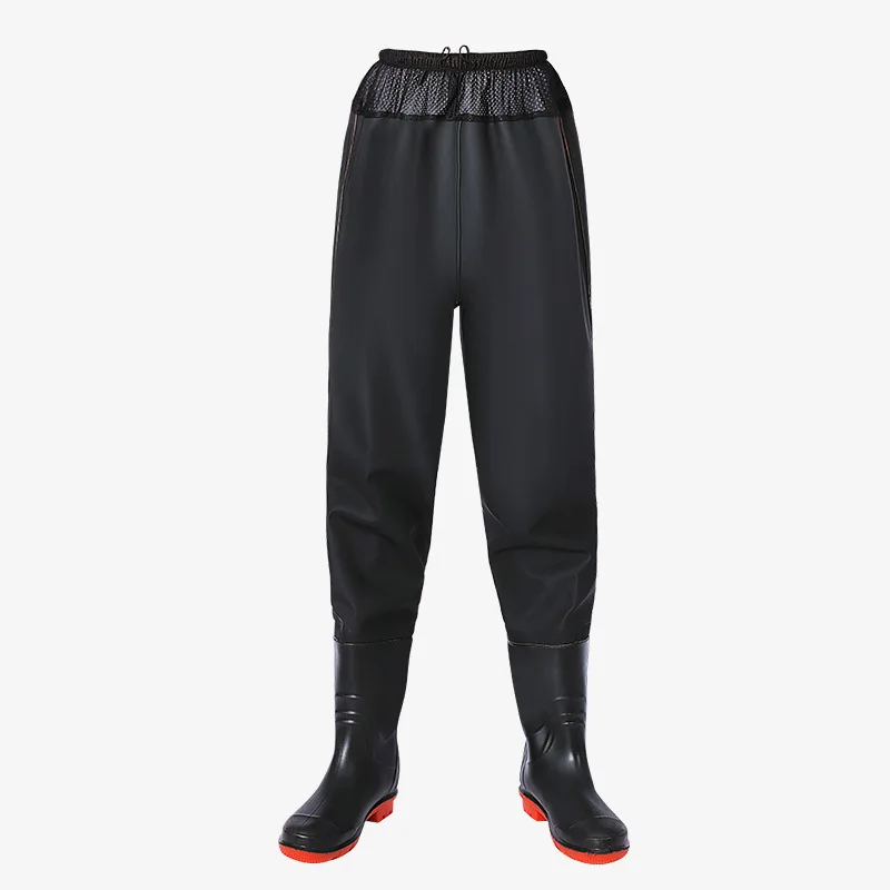 Fashion Adjustable Fly Fishing Waders-Waterproof Fishing Pants with Bootfoot Shoes Outdoors Man Water Accessories