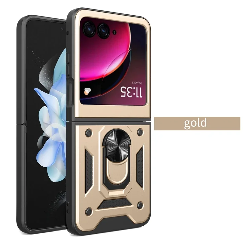Armor Shockproof Case with Ring Magnetic Holder - Durable Protective Cover