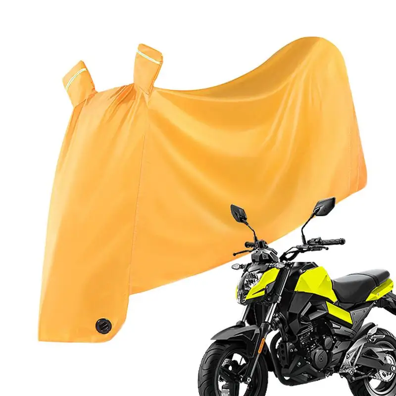 EVRBUL Universal Motorcycle Cover – Heavy Duty 420D With UV 50+, Waterproof, Reflective Strips, Lock Holes, Fits Up To 96.5” Bikes - View #3