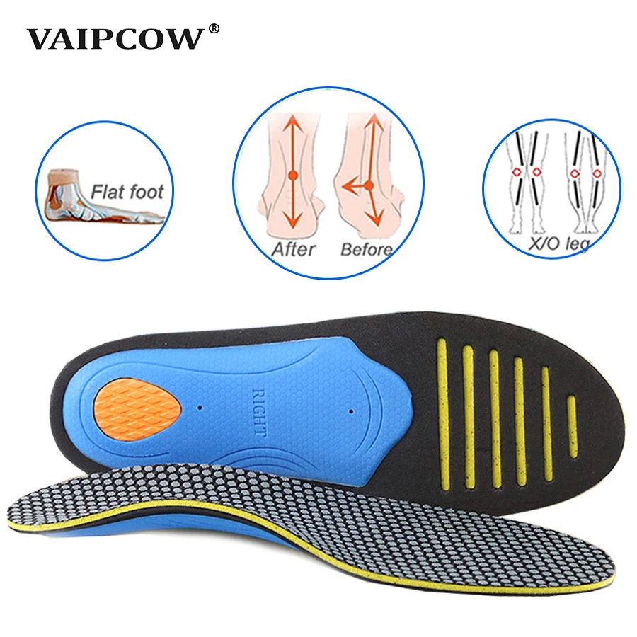 Shoe Insoles VAIPCOW Orthopedic Flat Feet Arch Support