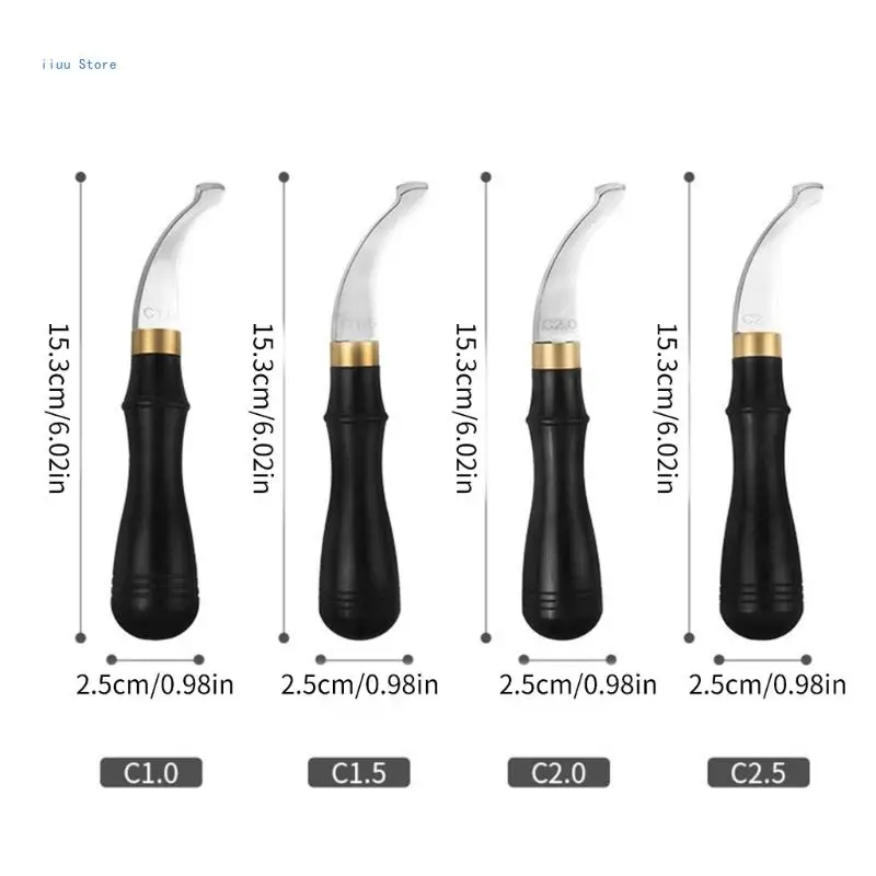 Leather Creasing Tool Leather Shallow Slot Edges Lining Tool Craft Tools