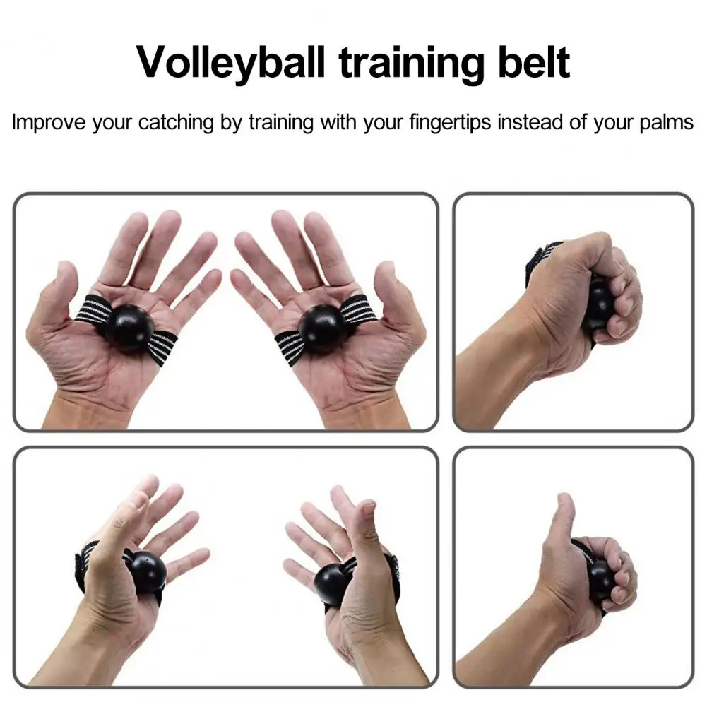 Hand Correction Volleyball Belt Non-slip Volleyball Belt Football Catching Trainer Band Set for Improving Hand Control Receiving
