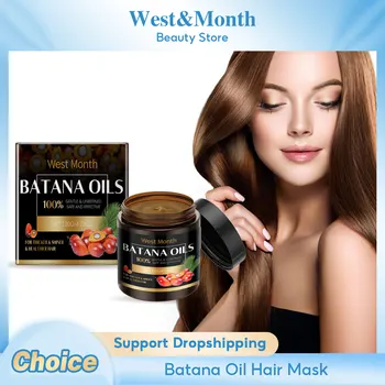 Batana Oil Hair Mask Natural Hair Growth Repair Dry Damaged Anti-Breakage Thicker Nourish Moisturize Healthier Hair Care Product