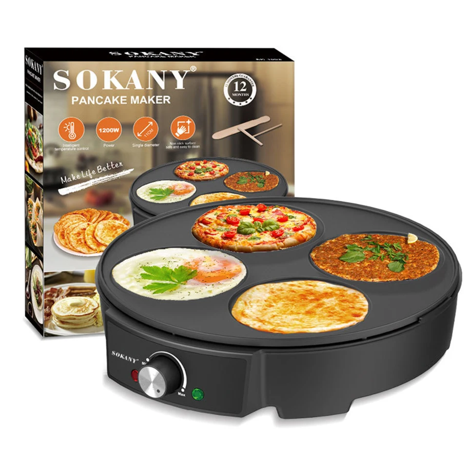 SK1003 Mini Pancakes Maker Commercial Electric Nonstick Pancake Maker