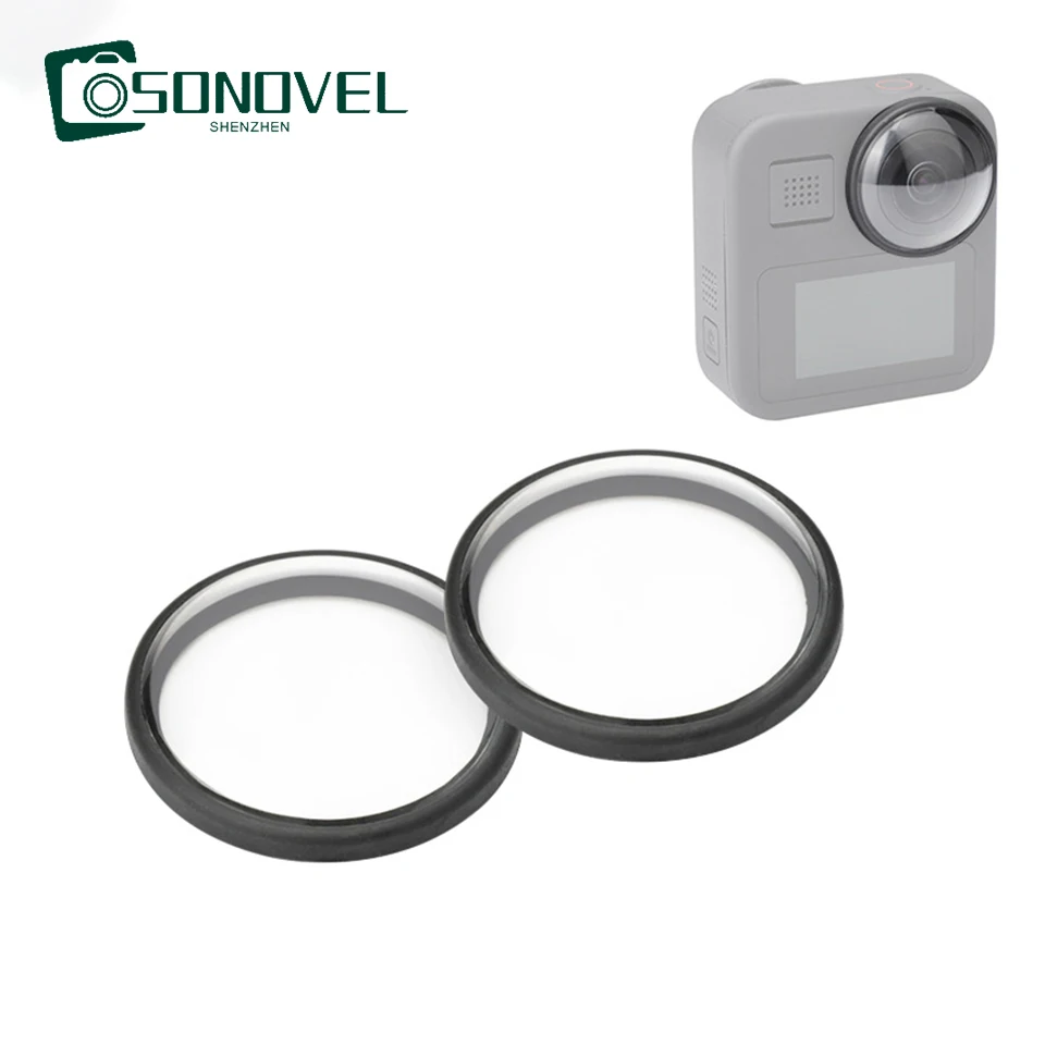 Per Gopro Max Naked Lens Protection Gopro Max Frame Accessori Per Gopro Max Naked Lens Lens Lens Waterproof Oil Dust