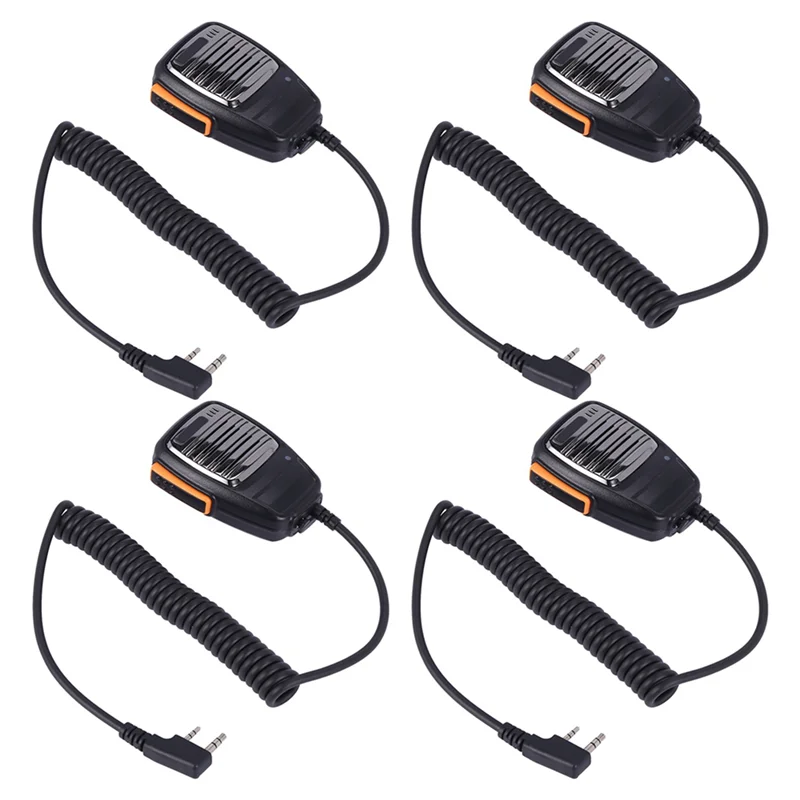 

4X Speaker Microphone Microphone for Baofeng UV-5R UV5R UV-5RE UV-B6 BF-BF-UVB2 Baofeng Two-Way