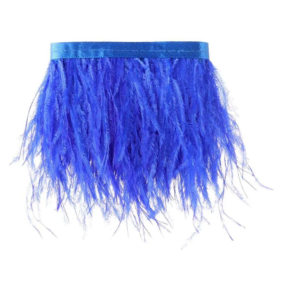 Ostrich Feather Trim Ribbon for Wedding DIY Crafts