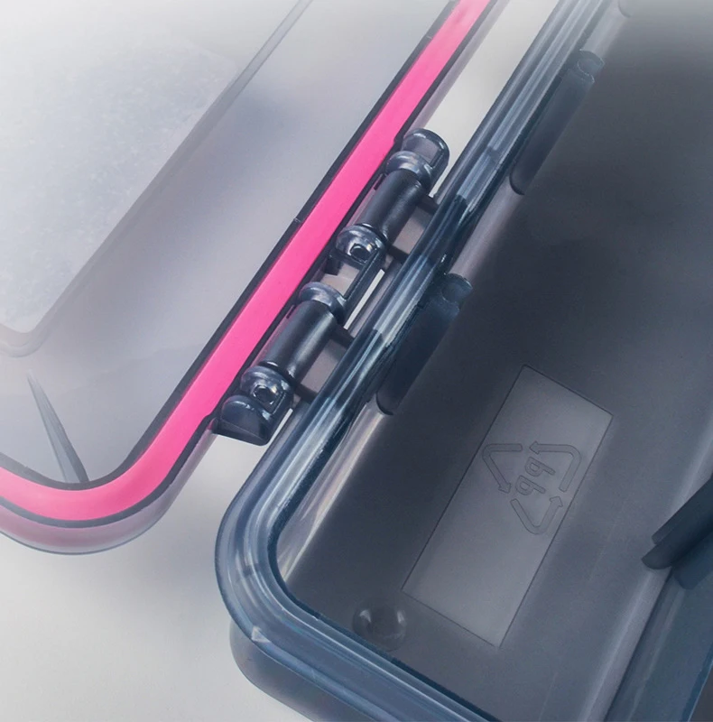 Compact Multi-Compartment Fishing Accessory Organizer Box