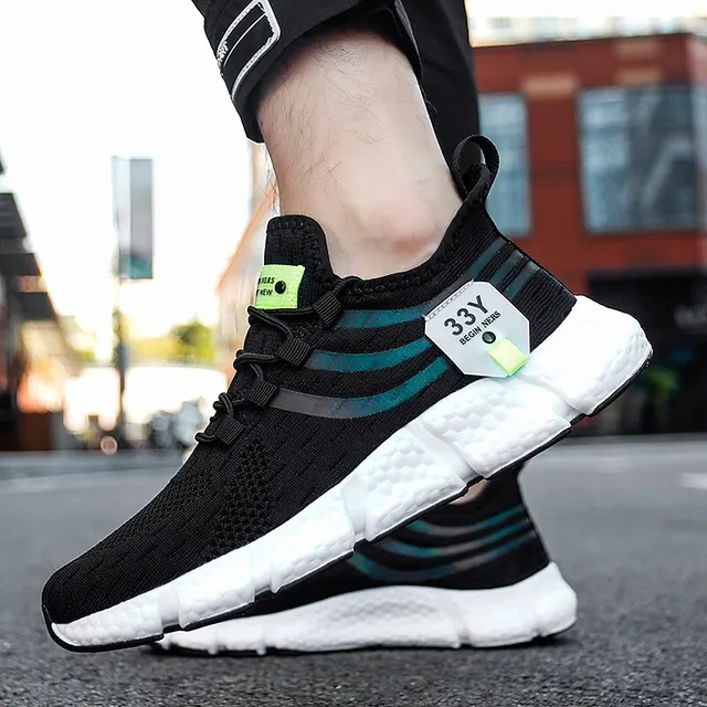 Men Shoes Breathable Classic Running Sneakers for Man Outdoor Light Comfortable Mesh Shoes Slip on Walking ShoesTenis Women 6