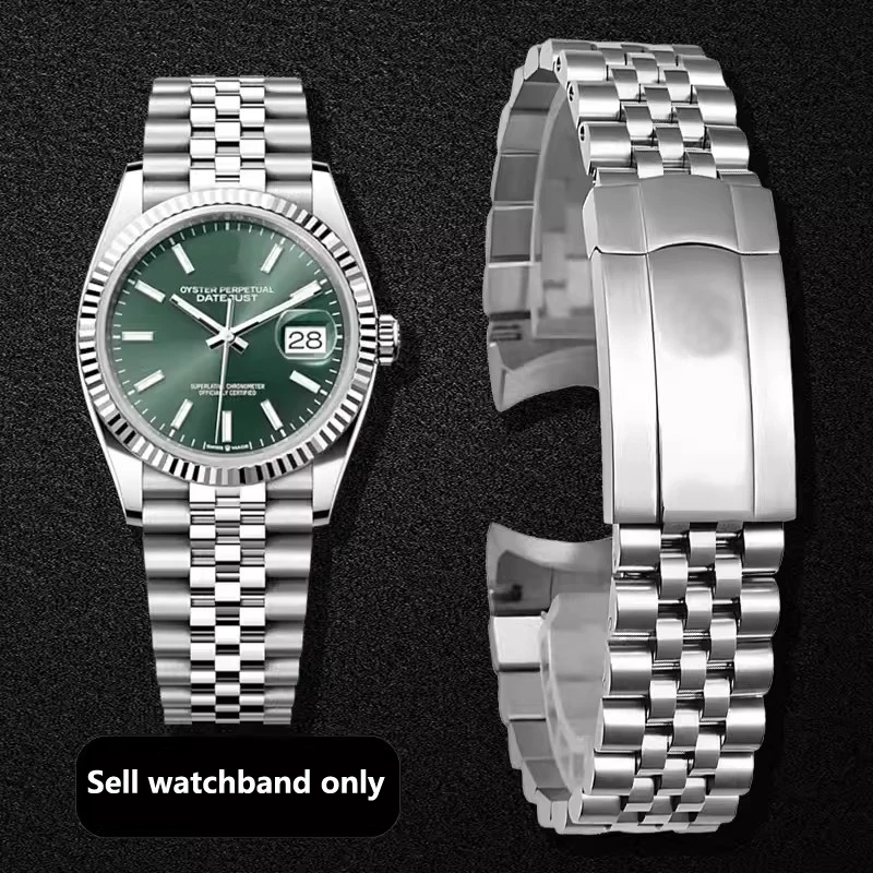 Cinturino In Acciaio Inossidabile Solido Cinturino Per Orologio Da Uomo Di Lusso Per Rolex Oyster Perpetual Datejust Daytona Submariner Cinturino Per 