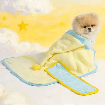 Quick-Dry Absorbent Dog Bathrobe