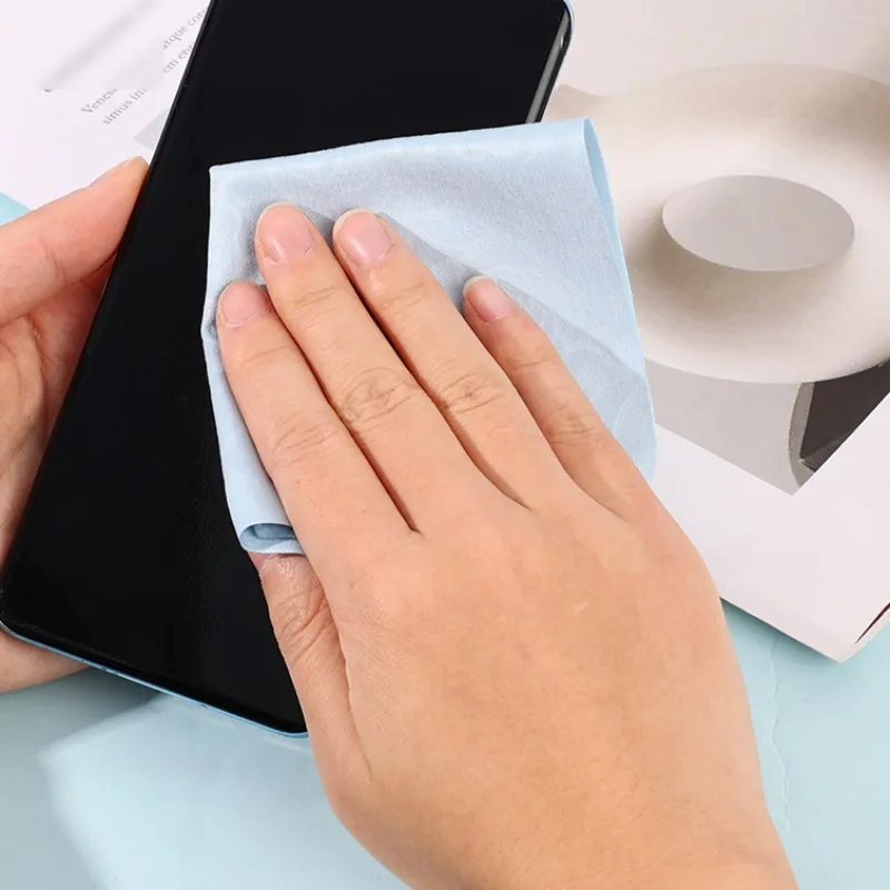 Microfiber Glasses Cloth Eyeglasses Suede Velvet Cleaning Cloth Spectacles Watch Mobile Phone Cleaning Fabric Eyewear Accessory