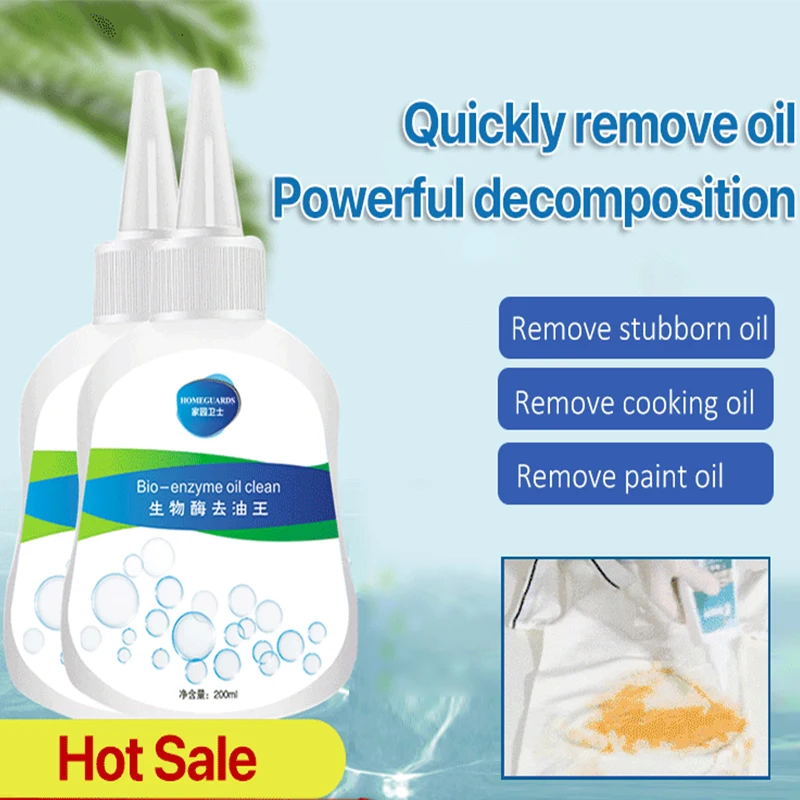 200/400ML Degreasing cleaner Clothes Biological Enzyme Strong