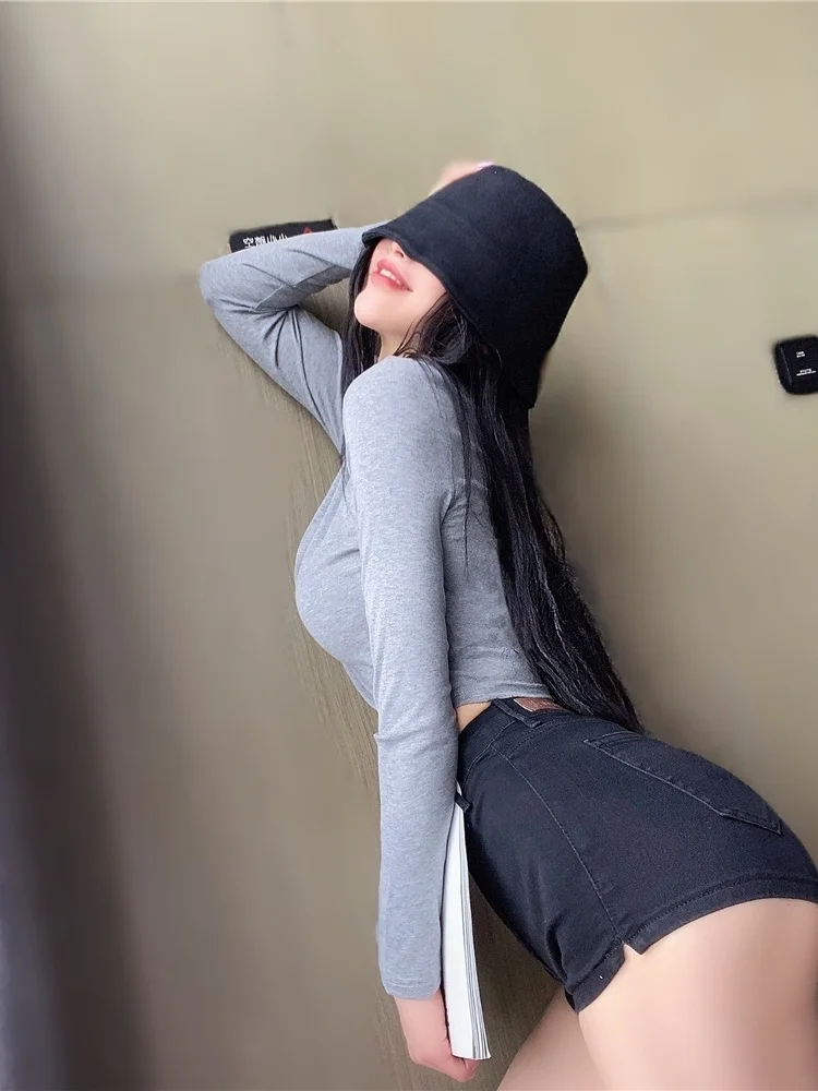 높은 탄성 2023 여름 새로운 유럽 높은 허리 핫팬츠 꽉 얇은 짧은 청바지 데님 연필 바지 한국 섹시한 M179