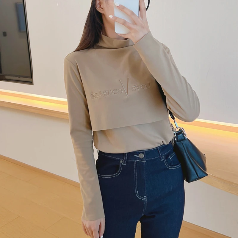 Maternity High Collar German Fleece Warm Nursing Clothes For Nursing Hoodies Mothers Breastfeeding Clothes Pregnant Clothes P14 3
