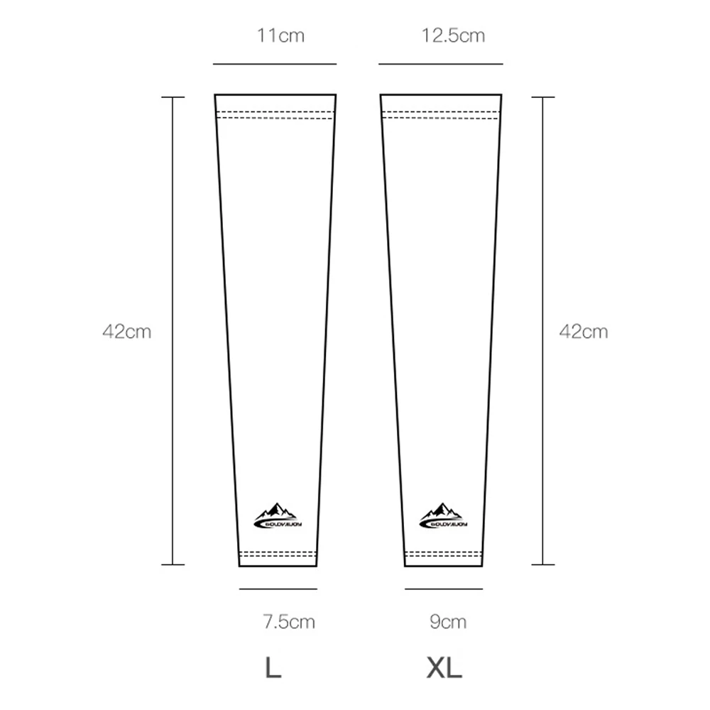 Summer Ice Silk Sunscreen Sleeve Men Outdoor Riding Fishing Driving Anti-Slip Breathable Outdoor Sports Gym Arm Cover Sleeves