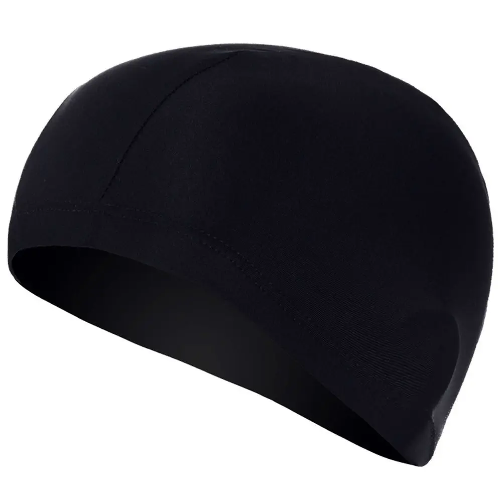 Men Women Swimming Caps Flower Printed Elastic Nylon Ear Protection Long Hair Swimming Pool Hat Ultrathin Bathing Caps Free Size 2