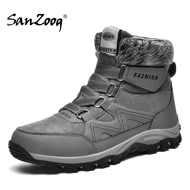 

Men Women Winter Hiking Shoes Mountain Boots Botas Nieve Hombre Trekking Outdoor Shoes Wandelschoenen Heren Plus Big Size 47 48