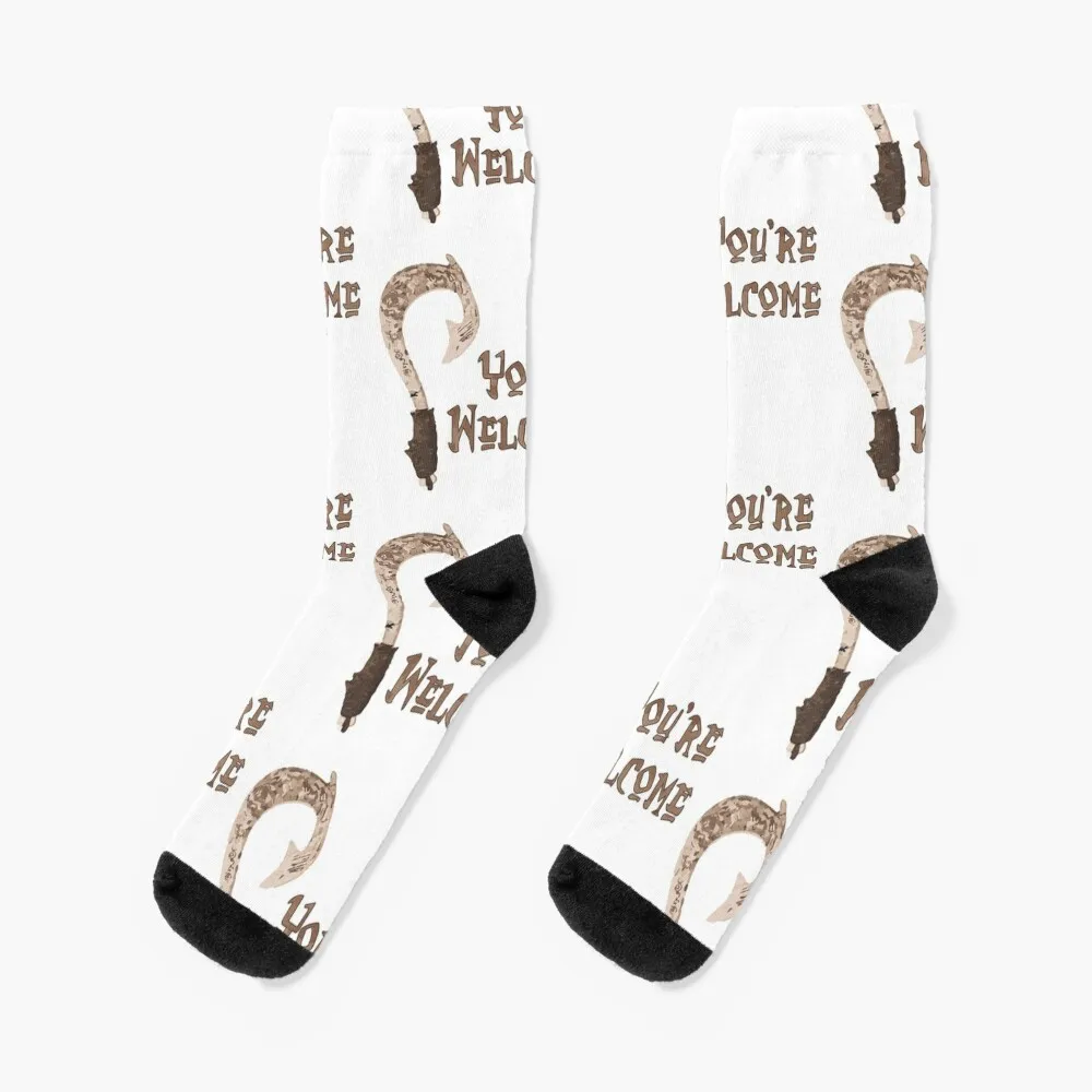 

Magical Fish Hook - You're Welcome! Socks warm socks kawaii socks socks man Boy Socks Women's