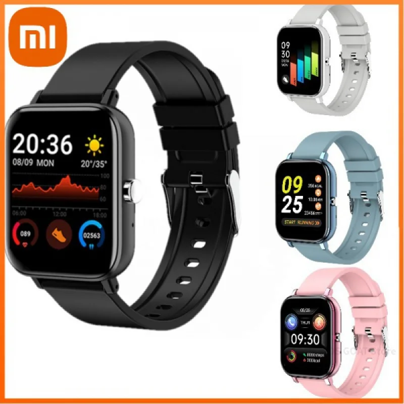 

Смарт-часы Xiaomi 2022 женские с сенсорным экраном и фитнес-трекером