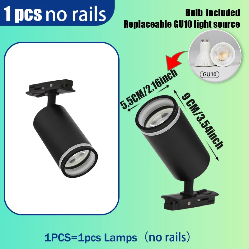 no rails black 1PCS