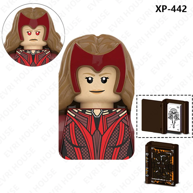 Superhero Strange Multiverse Action Figures Scarlet Witch Mordo Wong Mini Bricks Disney Building Blocks Toys for Children XP442