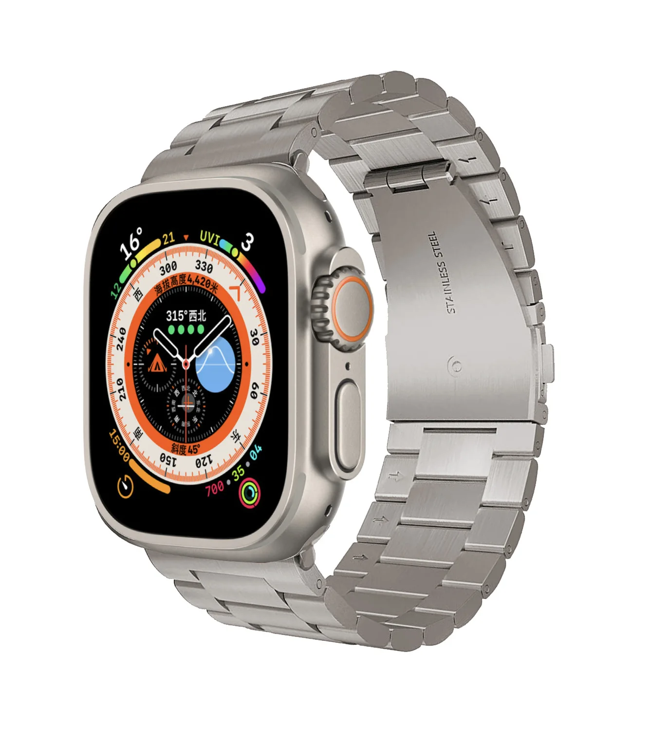 apple watch 純正リンクブレスレット 42・44・45・49mm