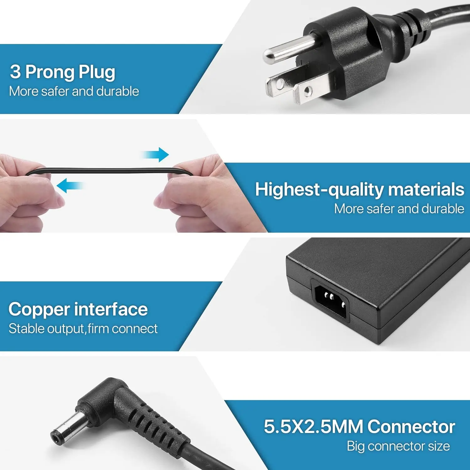 230W Laptop Charger Fit For MSI GS66 GS76 GS65 GS75 WS75 WS76 Stealth Charger Chicony A17-230P1A A12-230P1A MSI Power Supply power adapter laptop charger