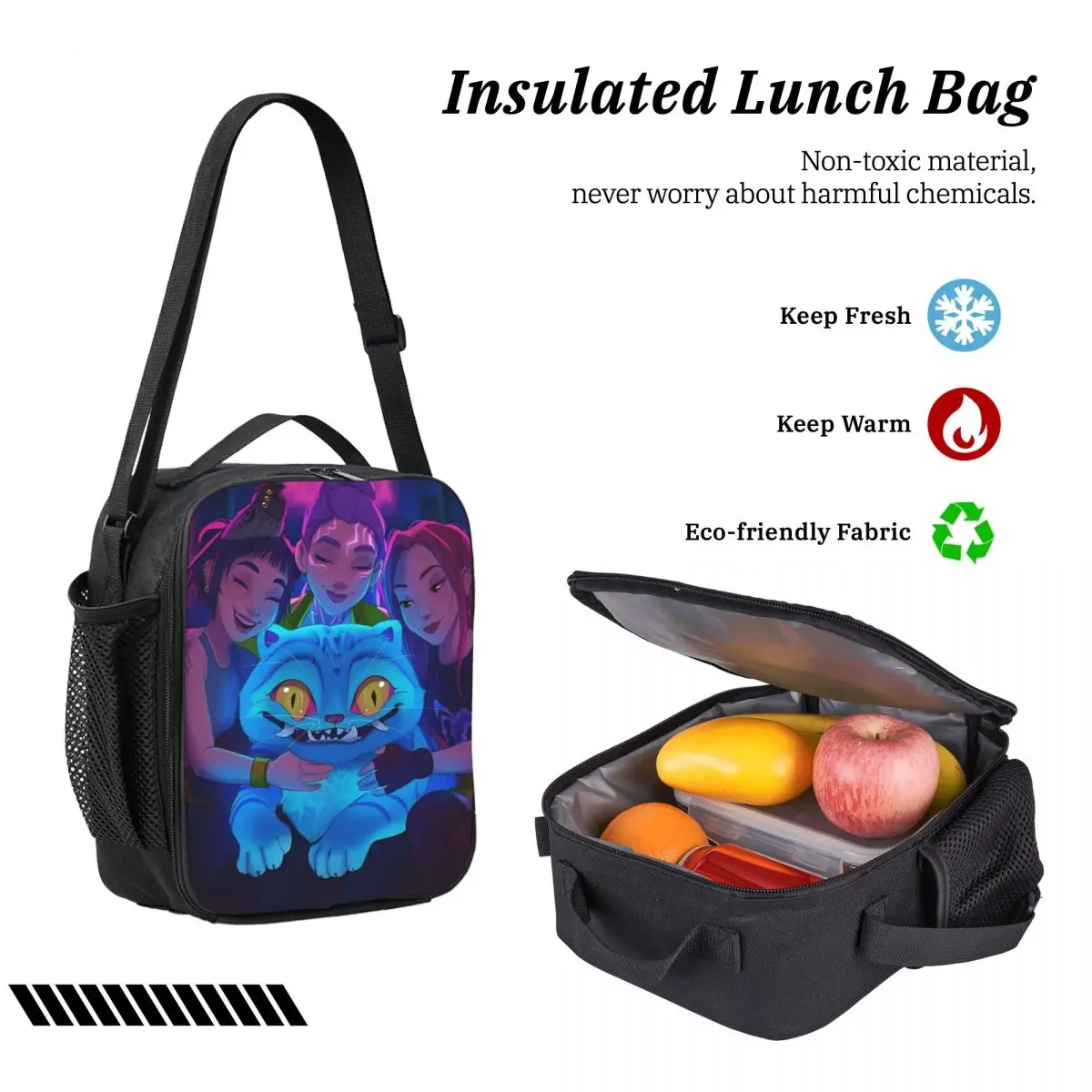 Sac à Dos K-pop Huntrix - Imperméable, Compartiment Ordinateur 14" - Pour école, Concert, Style Coréen