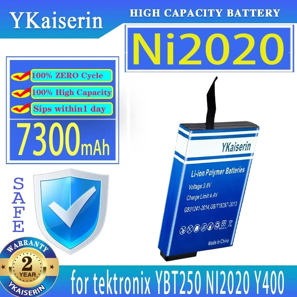 

YKaiserin Battery 7300mAh for tektronix YBT250 Ni2020 Y400 Bateria