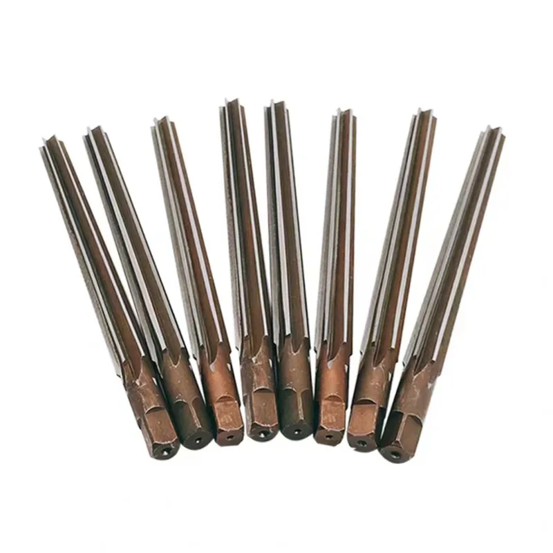 1: 50 taper hand reamer 3-30mm, 9crsi conical straight shank reamer, used for manual reaming precision cutting milling cutters 3