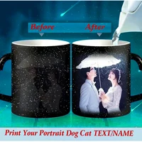 Personalised Magic Mugs Custom Colour Changing Cup Heat Activated Any Image Photo Or Text Printed On Mug Dad Mothers Day Gift 3