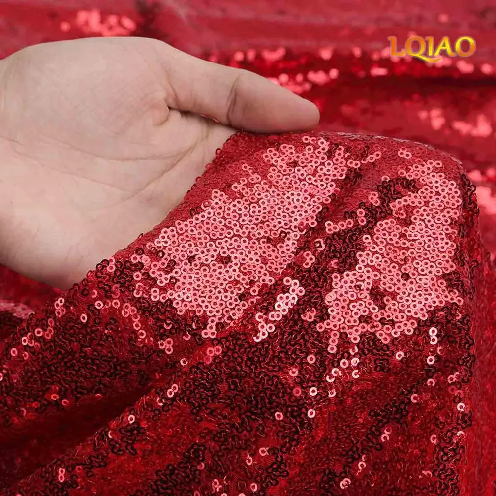 Royaltime Sequin Aisle Runners 2Ft x 15Ft Red Carpet Runner for Party Glitter Runner for Wedding Decorations
