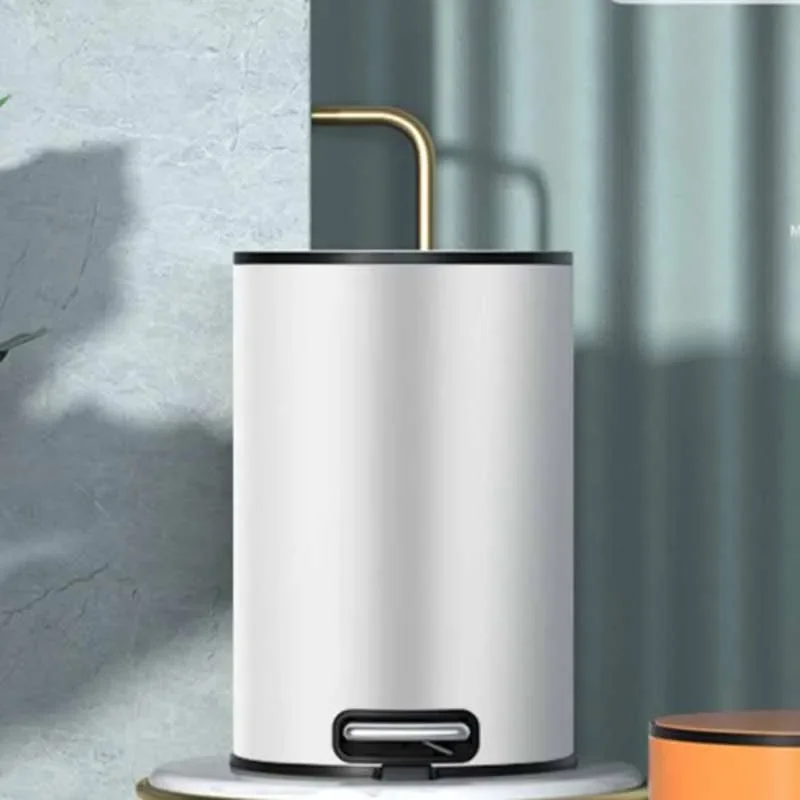 

Minimalist Toilet Pedal Trash Can Bathroom Nordic Storage Simple Garbage Bin Recycling Poubelle Salle De Bain Cleaning Tools