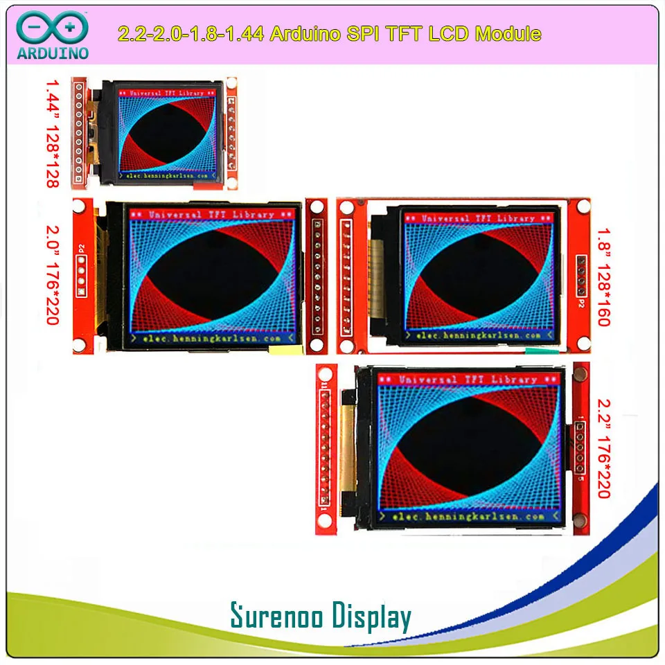 arduino tft display and font library factory