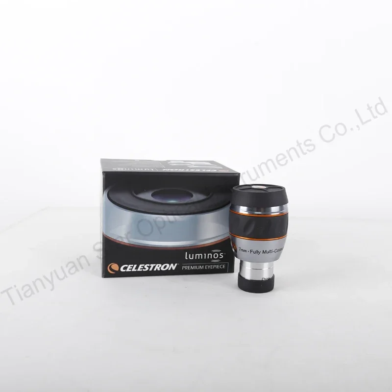 Celestron 93430 Luminos 대형 필드 천체 망원경 액세서리, 7mm 접안 렌즈 82, 광각 7mm, 93430